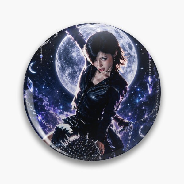 Item preview, Dark Sapphire Asa BABYMONSTER Vampire Bat Fan Art Print designed and sold by Valereekmerch.