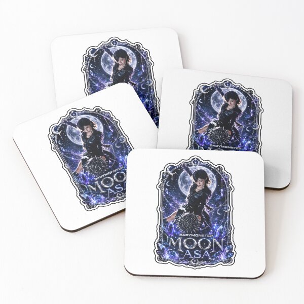Item preview, Dark Sapphire Asa BABYMONSTER Vampire Bat Fan Art Print designed and sold by Valereekmerch.