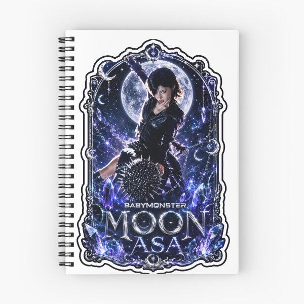 Item preview, Dark Sapphire Asa BABYMONSTER Vampire Bat Fan Art Print designed and sold by Valereekmerch.