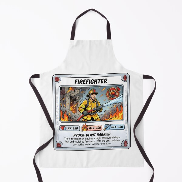 Item preview, Firefighter Hero Trading Card designed and sold by DeerHouse.