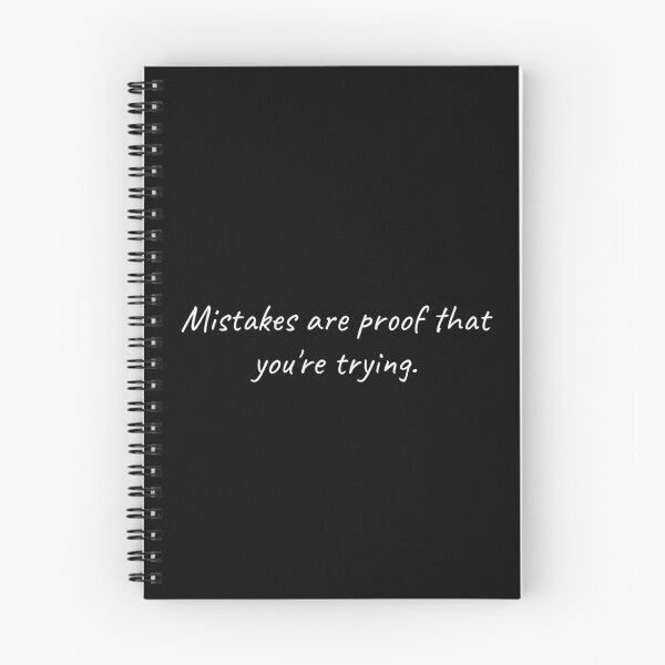 Item preview, Mistakes Are Proof That You're Trying Tee designed and sold by low battery meme design.