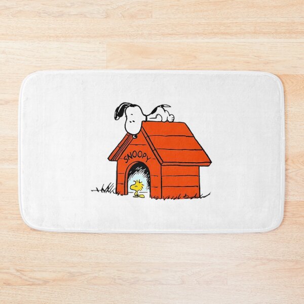 Item preview, Snoopy And Woodstock On Red House designed and sold by PlasticandyShop.