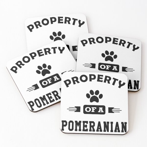 Item preview, Property Of A Pomeranian Dog Paw Print designed and sold by GiaoCalonas.