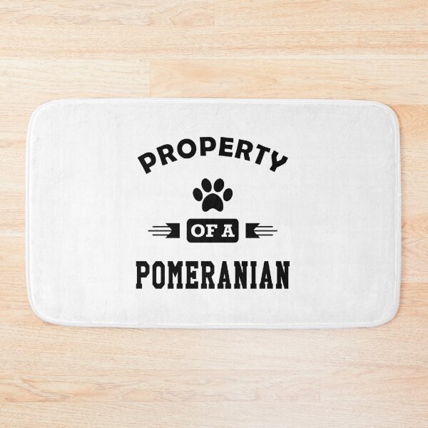 Item preview, Property Of A Pomeranian Dog Paw Print designed and sold by GiaoCalonas.