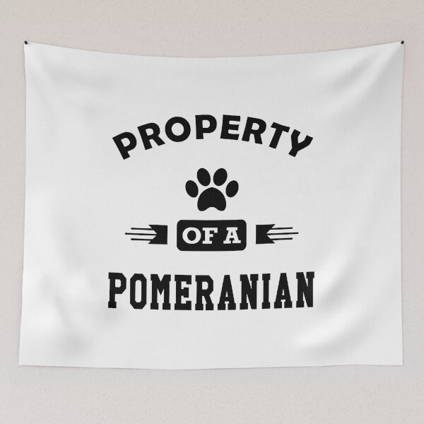 Item preview, Property Of A Pomeranian Dog Paw Print designed and sold by GiaoCalonas.