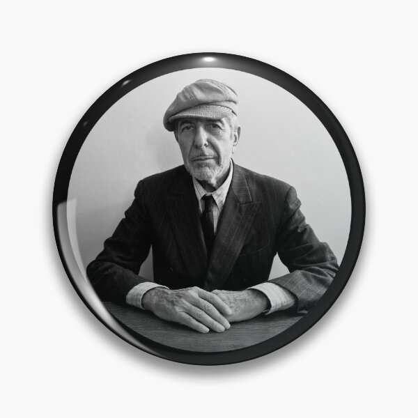 Item preview, LEONARD COHEN - UNIQUE RARE ORIGINAL TSHIRT STICKER designed and sold by SentientGallery.
