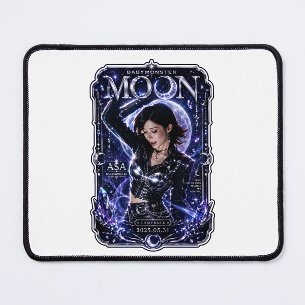 Item preview, MOON Asa BABYMONSTER Blue Fanmade Design designed and sold by Valereekmerch.