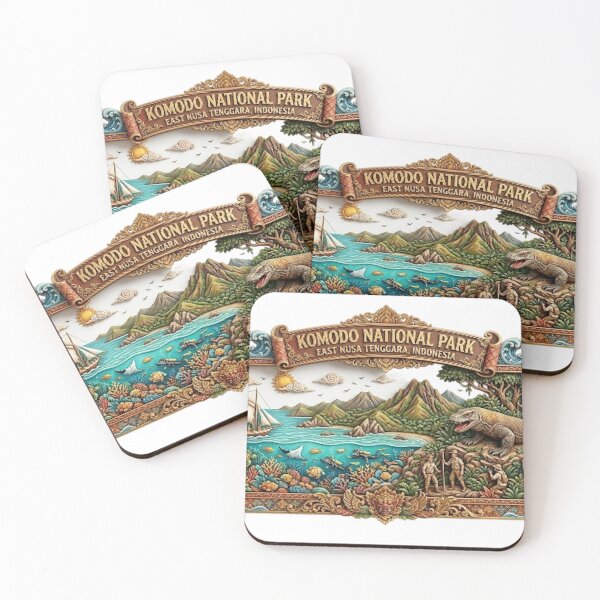 Item preview, KOMODO NATIONAL PARK designed and sold by likbatonboot.