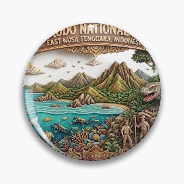 Item preview, KOMODO NATIONAL PARK designed and sold by likbatonboot.