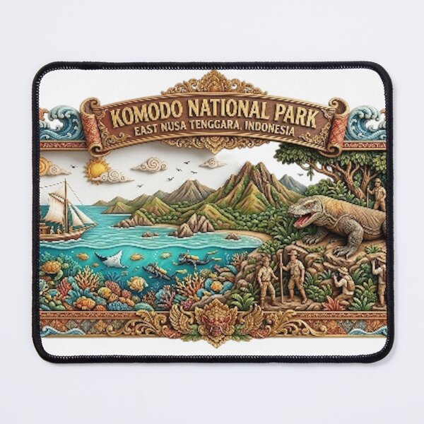 Item preview, KOMODO NATIONAL PARK designed and sold by likbatonboot.