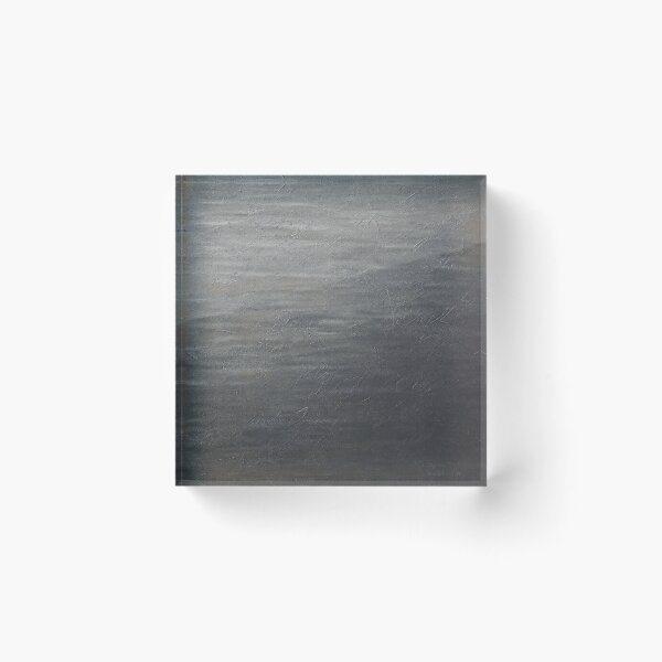 Item preview, Silent Matter – Gray Silver Textured Abstract Art designed and sold by Ingorgia Studio.