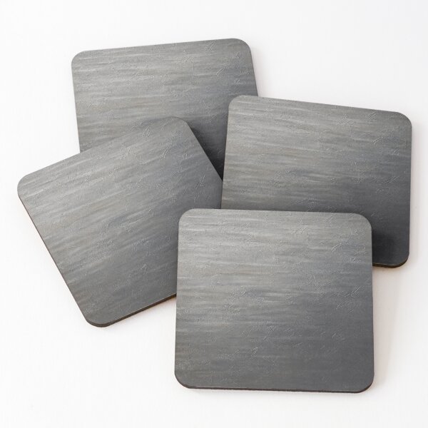 Item preview, Silent Matter – Gray Silver Textured Abstract Art designed and sold by Ingorgia Studio.