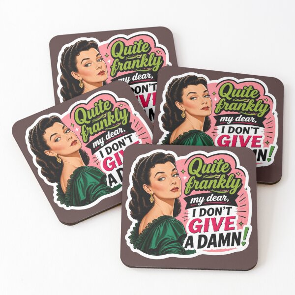 Item preview, I Don’t Give a Damn – Retro Pop Culture Quote Sticker designed and sold by The Digital Compass.