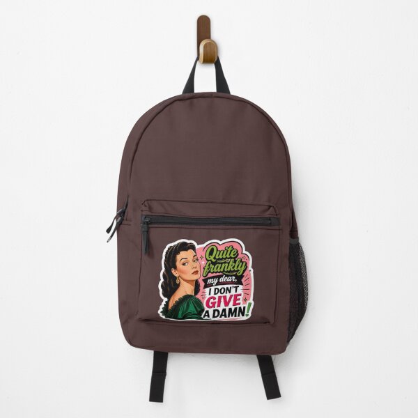 Item preview, I Don’t Give a Damn – Retro Pop Culture Quote Sticker designed and sold by The Digital Compass.
