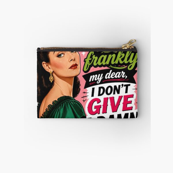 Item preview, I Don’t Give a Damn – Retro Pop Culture Quote Sticker designed and sold by The Digital Compass.