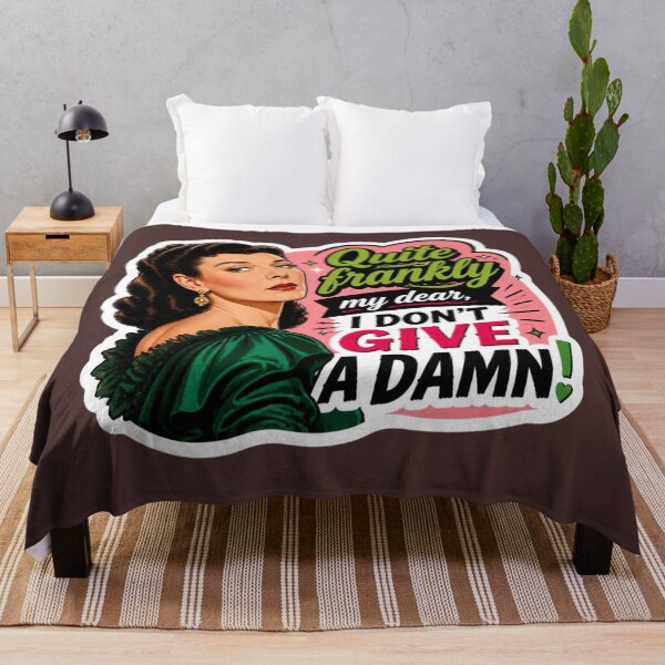 Item preview, I Don’t Give a Damn – Retro Pop Culture Quote Sticker designed and sold by The Digital Compass.