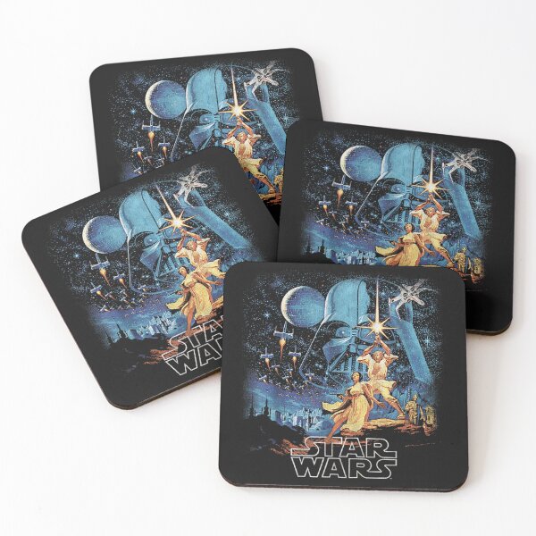 Item preview, A New Hope Faded Vintage Retro Poster Disney+ designed and sold by AndrewMiddleton.