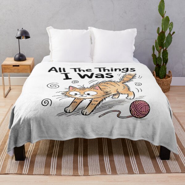Item preview, All The Things I Was Right About Playful Pouncing Cat Yarn classic t-shirt designed and sold by pawsome purrfect.