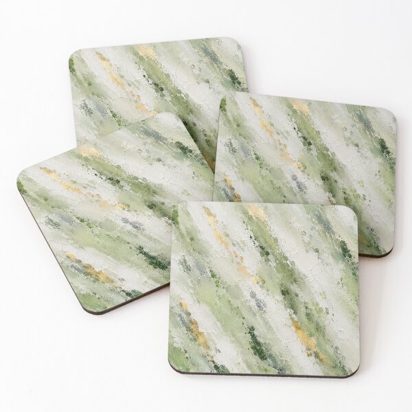 Item preview,  Cracked Emerald Green Paint with Golden Moss Texture designed and sold by Ingorgia Studio.
