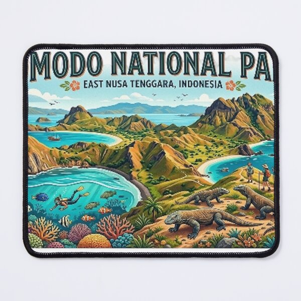 Item preview, KOMODO NATIONAL PARK designed and sold by likbatonboot.