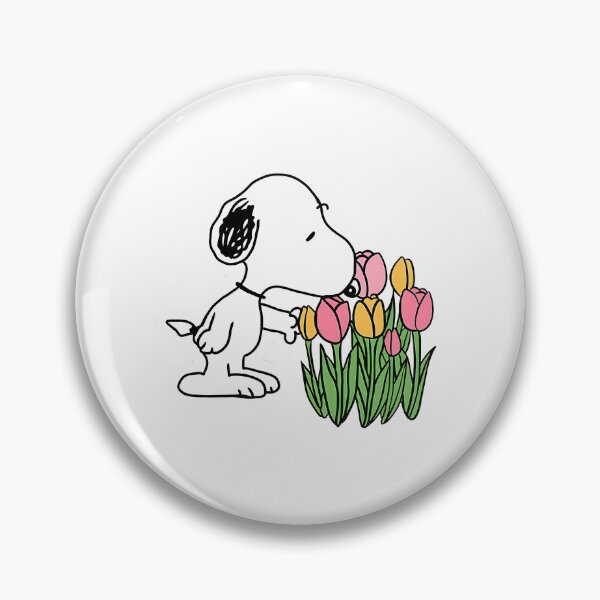 Artikelvorschau, Snoopy erfreut sich an Blumen entworfen und verkauft von PlasticandyShop.