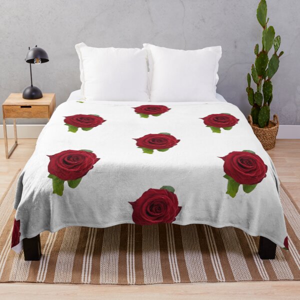 Item preview, Red Rose For Bringing Love To Oneself and The World White Background designed and sold by BOKEbyTC.