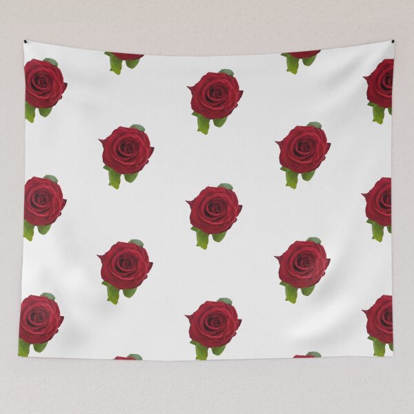 Item preview, Red Rose For Bringing Love To Oneself and The World White Background designed and sold by BOKEbyTC.
