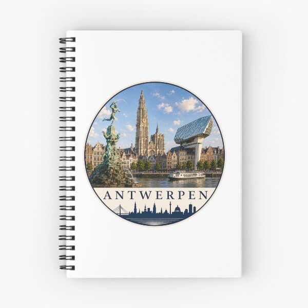 Item preview, Antwerp Belgium Skyline Travel Souvenir designed and sold by Beyond Destinations.