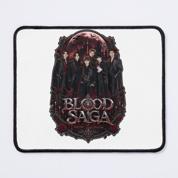 Item preview, ENHYPEN Blood Saga Tour Gothic Sticker Pack Fanmade Design designed and sold by Valeree Store.