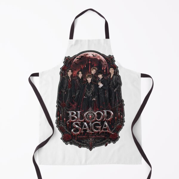 Item preview, ENHYPEN Blood Saga Tour Gothic Sticker Pack Fanmade Design designed and sold by Valeree Store.