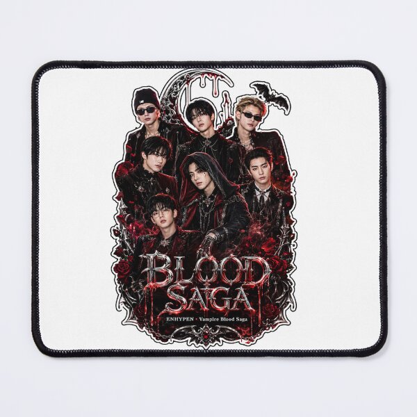 Item preview, Fanmade Aesthetic ENHYPEN Blood Saga World Tour Gothic Merch designed and sold by Valeree Store.