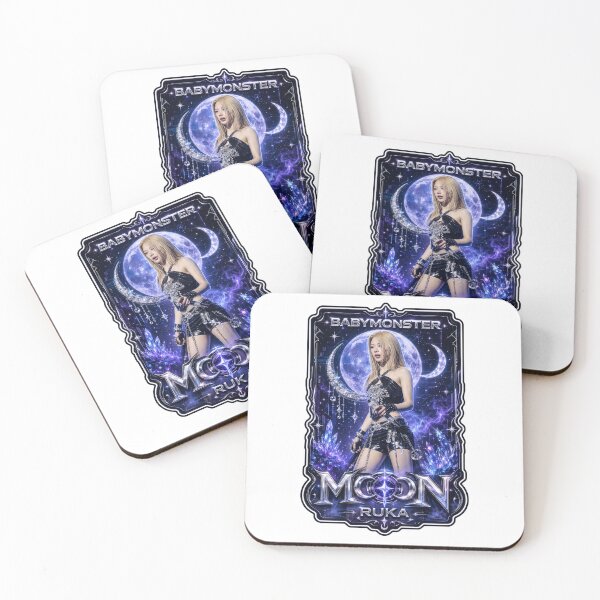 Item preview, Ruka BABYMONSTER Blue Vampire Queen Fanmade Artwork Print designed and sold by Valereekmerch.