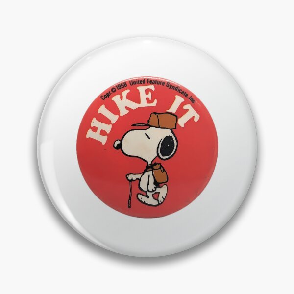 Item preview, Snoopy Hike It Badge designed and sold by PlasticandyShop.