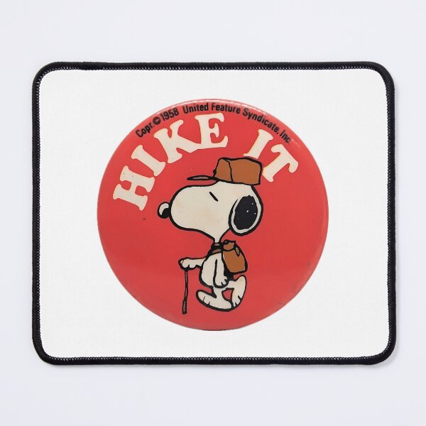 Item preview, Snoopy Hike It Badge designed and sold by PlasticandyShop.