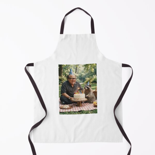 Item preview, Danny devito raccoon picnic llamas animal pet nature meme memes funny parody christmas birthday designed and sold by CheeseBlueprint.