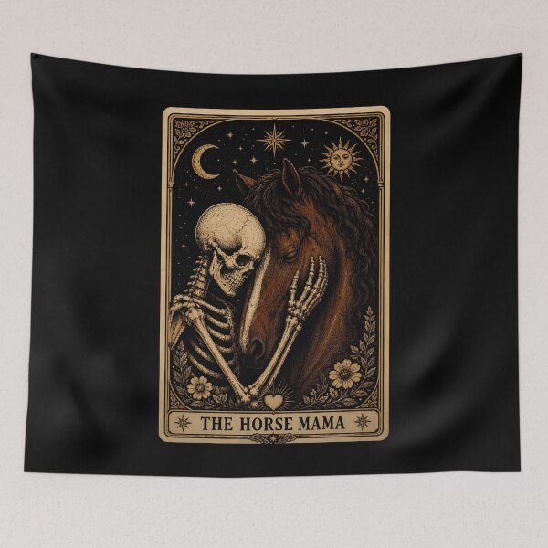 Item preview, Skeleton and Horse Embrace Design for Horse Lovers Halloween designed and sold by rafaeltto.