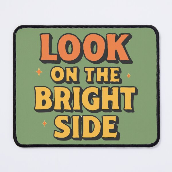 Item preview, Look on the Bright Side – Retro aRT designed and sold by GoGreenlove.