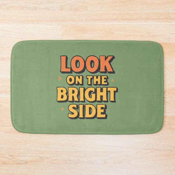Item preview, Look on the Bright Side – Retro aRT designed and sold by GoGreenlove.