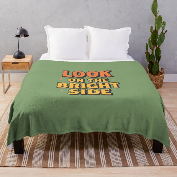 Item preview, Look on the Bright Side – Retro aRT designed and sold by GoGreenlove.
