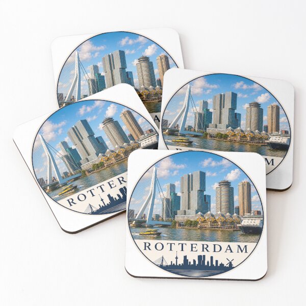 Item preview, Rotterdam Netherlands Skyline Travel Souvenir designed and sold by Beyond Destinations.