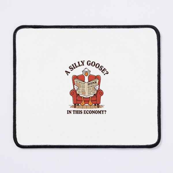 Item preview, Funny Goose Reading Newspaper Cartoon Design designed and sold by TMS-Studio.