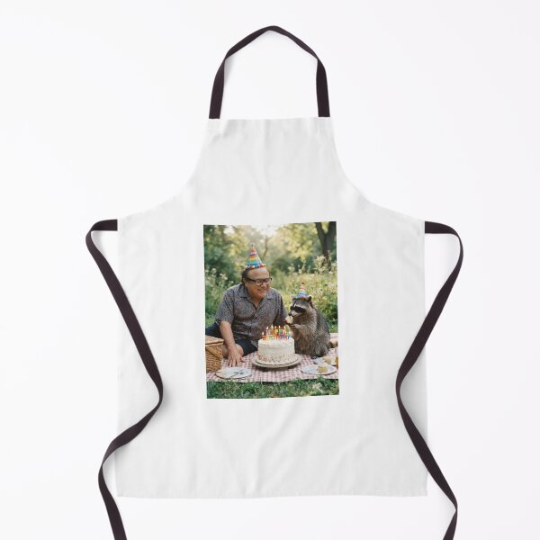 Item preview, Danny devito raccoon picnic llamas animal pet nature meme memes funny parody christmas birthday designed and sold by CheeseBlueprint.