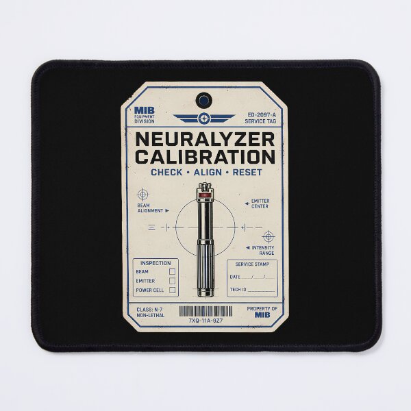 Item preview, Neuralyzer Calibration Service Tag designed and sold by agearb.