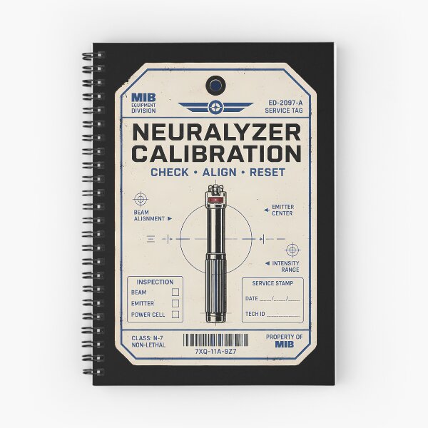 Item preview, Neuralyzer Calibration Service Tag designed and sold by agearb.