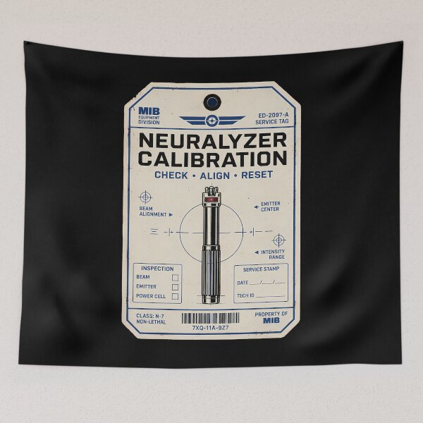 Item preview, Neuralyzer Calibration Service Tag designed and sold by agearb.