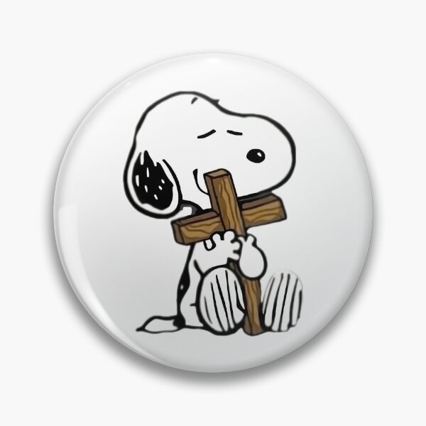 Item preview, Snoopy Holding The Cross designed and sold by PlasticandyShop.