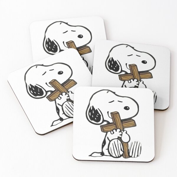 Item preview, Snoopy Holding The Cross designed and sold by PlasticandyShop.