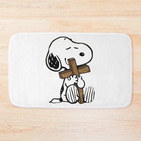 Item preview, Snoopy Holding The Cross designed and sold by PlasticandyShop.