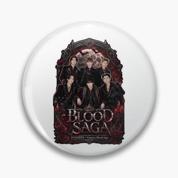 Item preview, ENHYPEN Blood Saga Tour Midnight Eclipse Graphic Sticker Art designed and sold by Valeree Store.