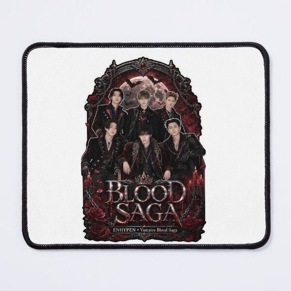 Item preview, ENHYPEN Blood Saga Tour Midnight Eclipse Graphic Sticker Art designed and sold by Valeree Store.
